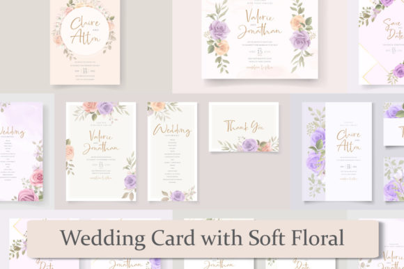 Download Floral Wedding Card Designs Bundle - Wedding card designs Collection